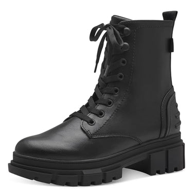 s.Oliver Damen Stiefeletten ohne Absatz zum Schnüren Herbst, Schwarz (Black), 37 EU im Sale